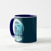 Bigfoot Alien UFO Disclosure Conspiracy Gift Mok (Voorkant links)