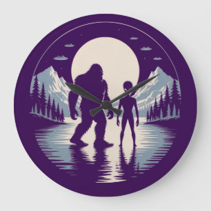 Bigfoot Alien UFO Paranormale Ontmoeting  Grote Klok