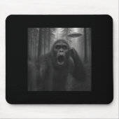 Bigfoot Alien Ufo Selfie Funny Sasquatch Meme Men Muismat (Voorkant)