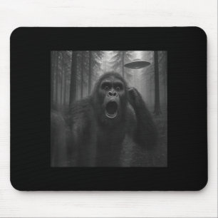 Bigfoot Alien Ufo Selfie Grappige Sasquatch Meme M Muismat