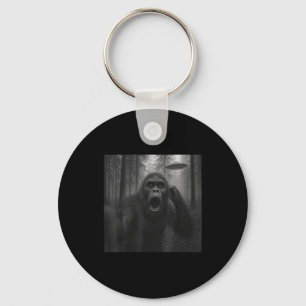 Bigfoot Alien Ufo Selfie Grappige Sasquatch Meme M Sleutelhanger