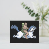 Bigfoot, Alien, Unicorn Briefkaart (Staand voorkant)