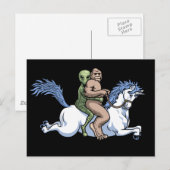 Bigfoot, Alien, Unicorn Briefkaart (Voorkant / Achterkant)