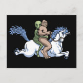 Bigfoot, Alien, Unicorn Briefkaart (Voorkant)