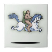 Bigfoot, Alien, Unicorn Tegeltje (Voorkant)