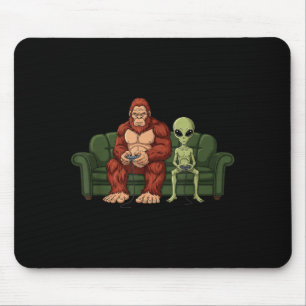 Bigfoot Alien Videogames Gamen Sasquatch Ufo Manne Muismat