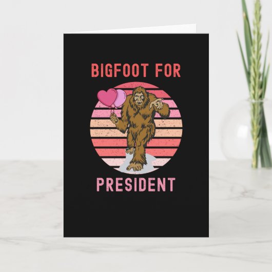 Bigfoot als President Kaart (Voorkant)