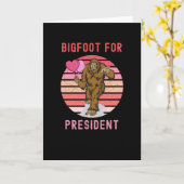 Bigfoot als President Kaart (Gele Bloem)