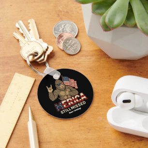 Bigfoot 'America Still Missed' Patriot op 4 juli Sleutelhanger
