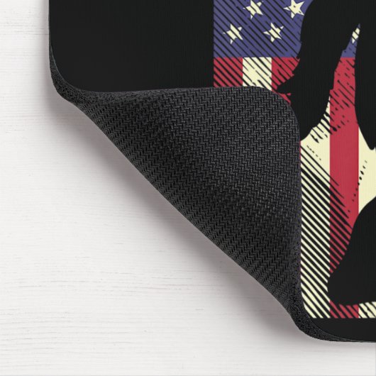 Bigfoot American Flag Memorial Day Sasquatch Pa Muismat (Hoek)