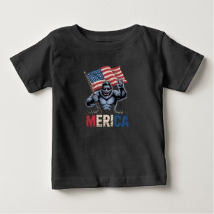 Bigfoot Amerika Rock Amerikaanse Vlag Patriottisch