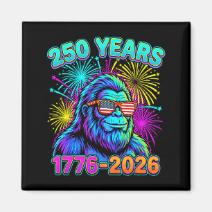 Bigfoot amerikaanse vlag 250ste 1776 2026 patriott magneet