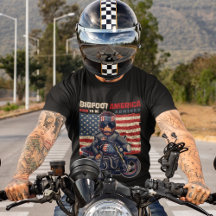 Bigfoot Amerikaanse vlag 4 juli vieringen