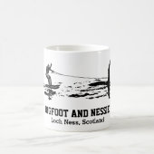 Bigfoot and Nessie Loch Ness Personalized Text Mok (Center)