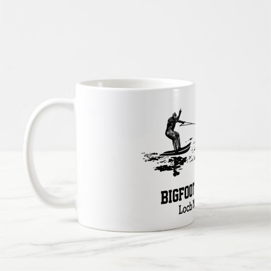 Bigfoot and Nessie Loch Ness Personalized Text Mok (Links)