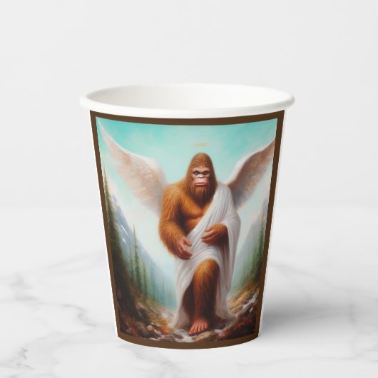 Bigfoot Angel Papieren Bekers (Voorkant)