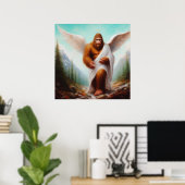 Bigfoot Angel Poster (Thuiskantoor)