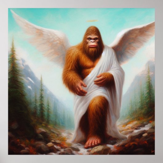 Bigfoot Angel Poster (Voorkant)