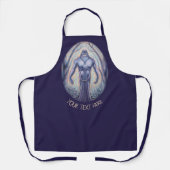 Bigfoot Aprons Personalized Sasquatch Art Aprons Schort (Voorkant)