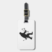 Bigfoot Archer silhouette Bagagelabel (Voorkant verticaal)