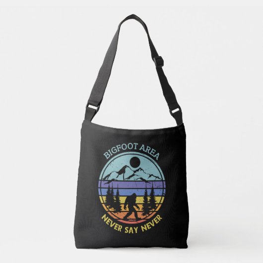 Bigfoot Area retro stijl Crossbody Bags Crossbody Tas (Voorkant)