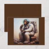 Bigfoot Astronaut Briefkaart (Voorkant / Achterkant)