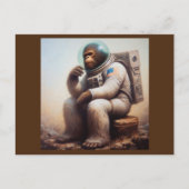 Bigfoot Astronaut Briefkaart (Voorkant)