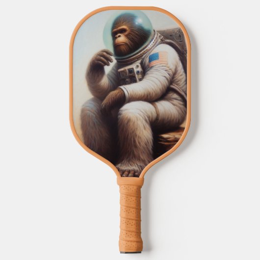 Bigfoot Astronaut Pickleball Paddle (Voorkant)