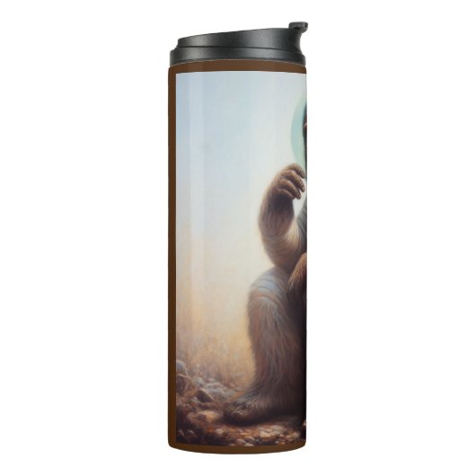 Bigfoot Astronaut Thermosbeker (Gedraaid links)