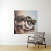 Bigfoot Astronaut Wandkleed (In Situ (horizontaal))