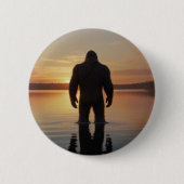 Bigfoot at Sunset Lake Ronde Button 5,7 Cm (Voorkant)