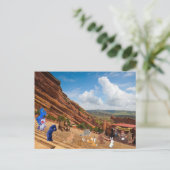 Bigfoot band bij Red Rocks Feestdagenkaart (Staand voorkant)