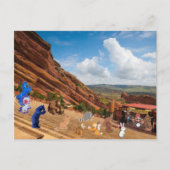 Bigfoot band bij Red Rocks Feestdagenkaart (Voorkant)