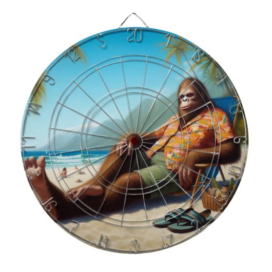 Bigfoot Beach Dartbord (Voorkant)