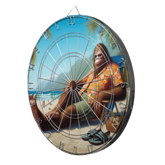 Bigfoot Beach Dartbord (Voorkant Rechts)