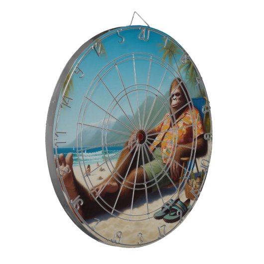 Bigfoot Beach Dartbord (Voorkant Links)
