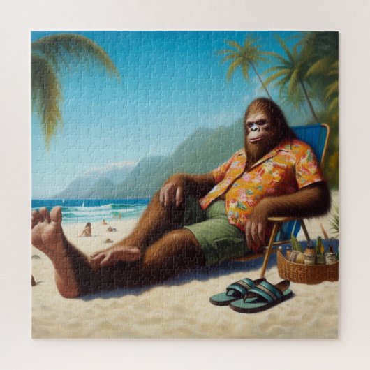 Bigfoot Beach Legpuzzel (Verticaal)