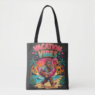 Bigfoot Beach Paradijs Vakantie Sfeer Zomer Tote Bag