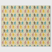 Bigfoot beige cadeaupapier (Vlak)