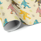 Bigfoot beige cadeaupapier (Rol Hoek)