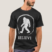 Bigfoot Believe Cryptid Design T-shirt (Voorkant)