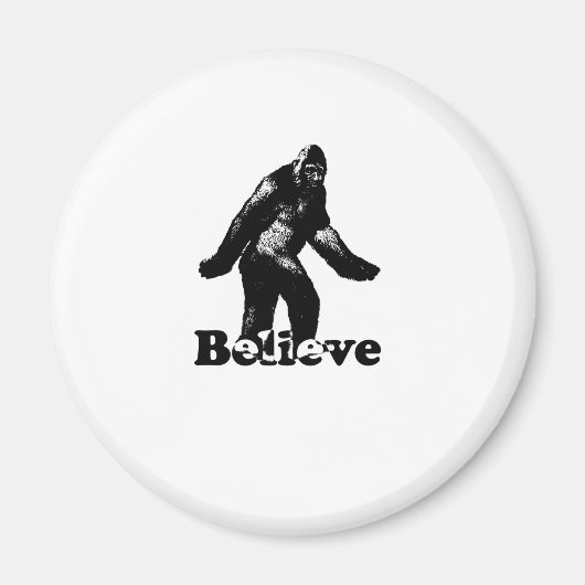 Bigfoot Believe Magneet (Voorkant)
