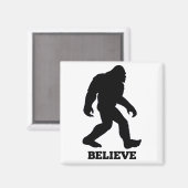 Bigfoot Believe Magneet (Voorkant / Achterkant)