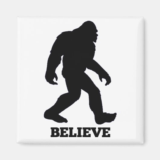 Bigfoot Believe Magneet (Voorkant)