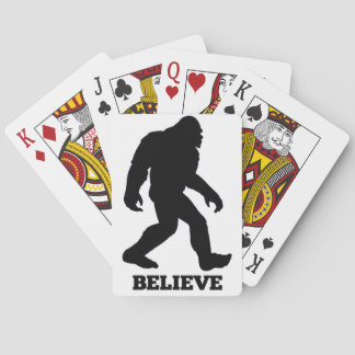 Bigfoot BELIEVE Sasquatch Speelkaarten