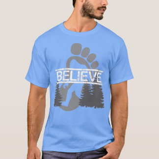 Bigfoot Believe (zwart) T-shirt