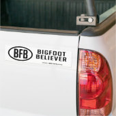 Bigfoot Believer Bumpersticker (Op Truck)