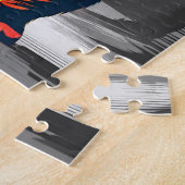 Bigfoot Believer Kleurrijke Sasquatch Motivatie Legpuzzel (Zijkant)