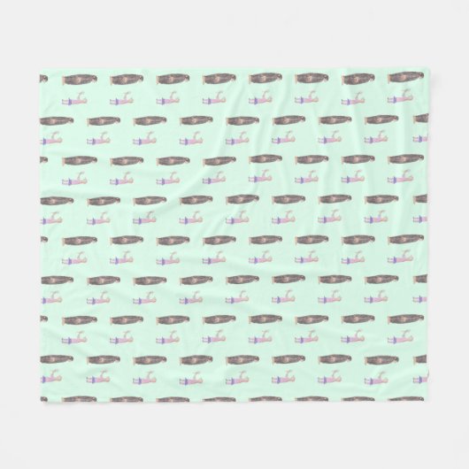 Bigfoot Believes in You Baby Blanket (Medium) Fleece Deken (Voorkant (Horizontaal))