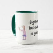 Bigfoot Believes in you - Coffee Mug Mok (Voorkant links)